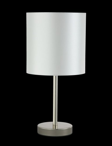 Настольная лампа SERGIO LG1 NICKEL Crystal Lux серебряная 1 лампа, основание никель металл в стиле современный  фото 3